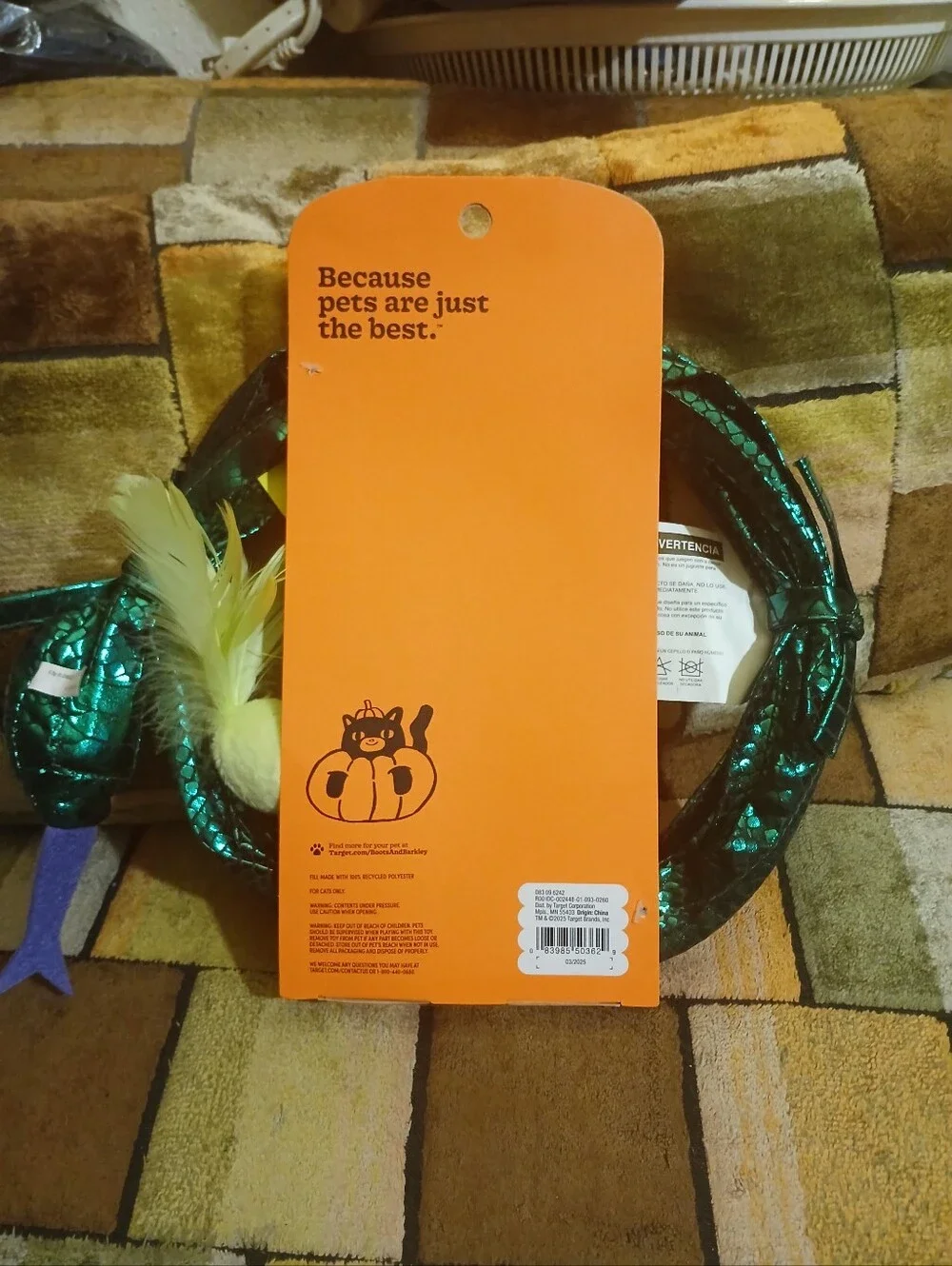 The Boots and Barkley Cat Tunnel is a fun and interactive pet toy